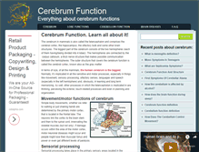 Tablet Screenshot of cerebrumfunction.net